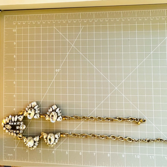 🔥 Vintage J. Crew Crystal Statement Necklace - Picture 12 of 16